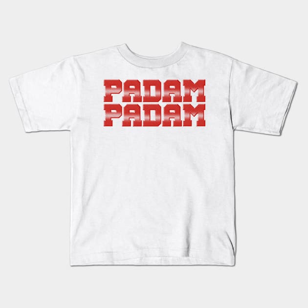Padam Padam Kids T-Shirt by thecaoan